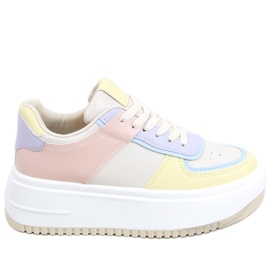 Deportivas de mujer Dhara Amarillo blanco azul rosado multicolor