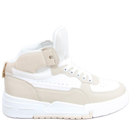 Tiago zapatillas altas Beige blanco