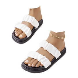 Babuchas blancas de mujer de Buzaco blanco Babuchas blancas de mujer de Buzaco blanco