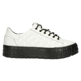 Filippo Deportivas Elegantes De Charol En Piel DP3932/22 Blanco