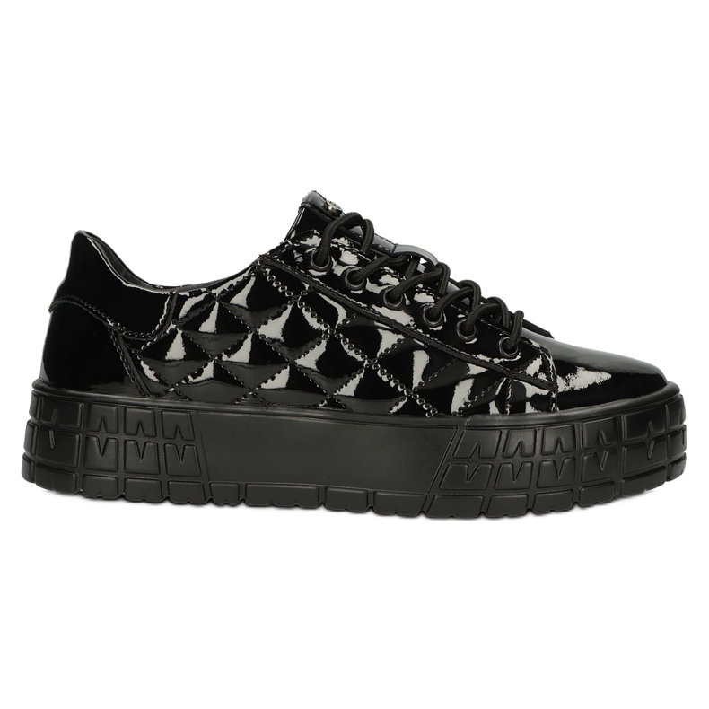 Filippo Zapatillas de cuero con estilo acolchado DP3932 / 22 BK negro Filippo Zapatillas de cuero con estilo acolchado DP3932 / 22 BK negro