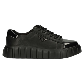 Deportivas de piel Filippo DP4138 negro