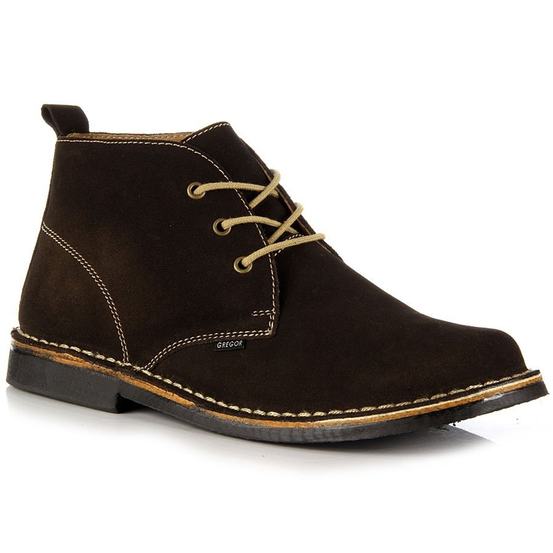 Botas de hombre Gregor de piel marrón