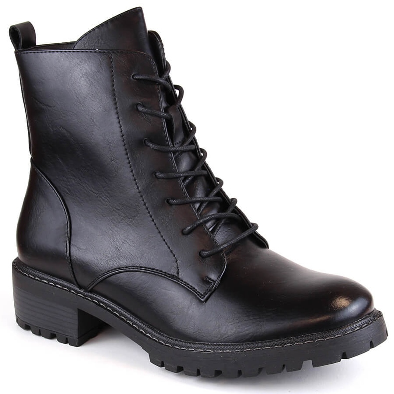 Botas de mujer Vinceza negras con adornos negro Botas de mujer Vinceza negras con adornos negro