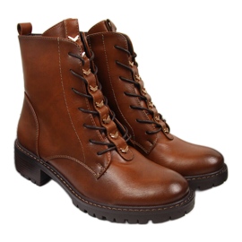 Botas de mujer con adornos Vinceza camel marrón Botas de mujer con adornos Vinceza camel marrón
