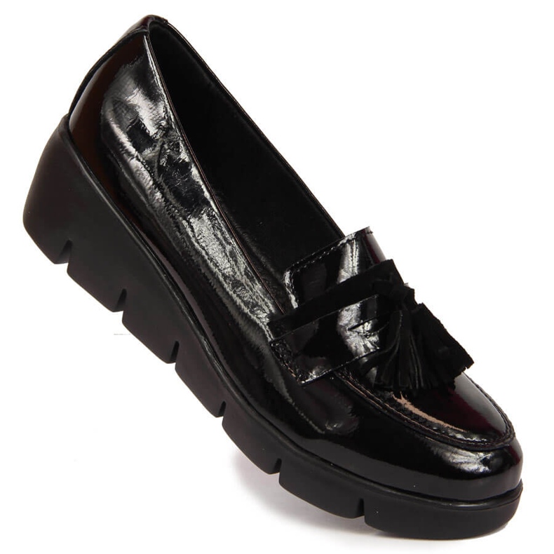 Zapatos mujer charol negro Filippo