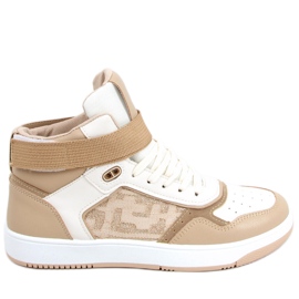Zapatillas altas Carlota Khaki beige