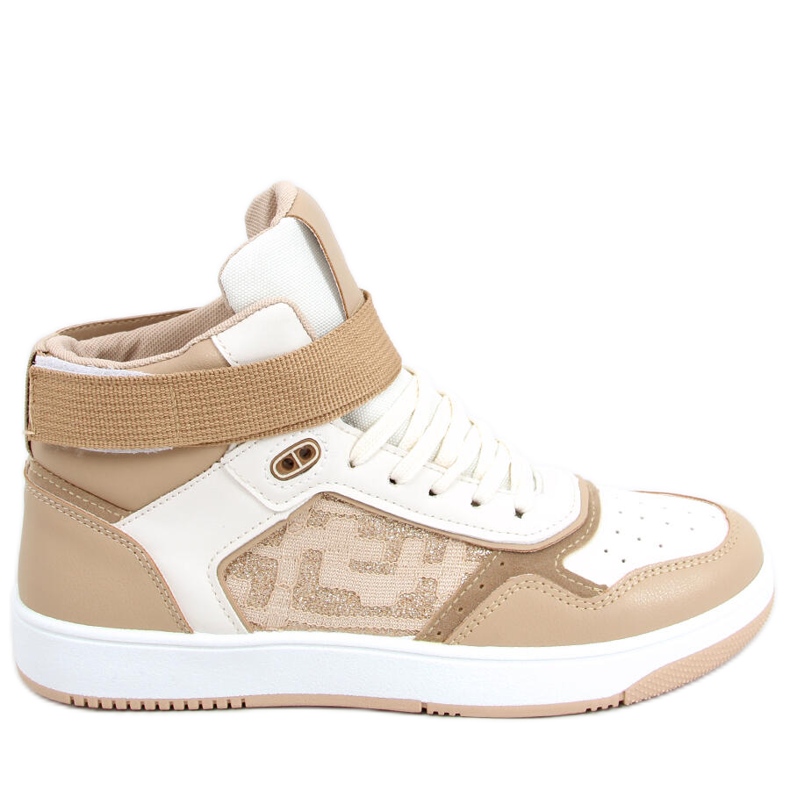 Zapatillas altas Carlota Khaki beige