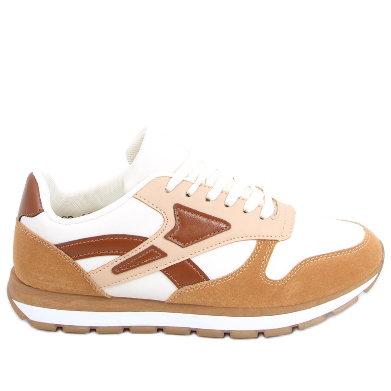 Deportivas mujer Setto Camel marrón multicolor