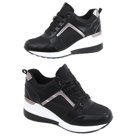 Zapatillas Wisto Black con cuña negro Zapatillas Wisto Black con cuña negro