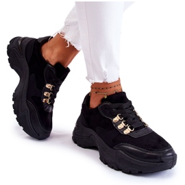 PG1 Zapatillas Deportivas Mujer Ante Negro Britany