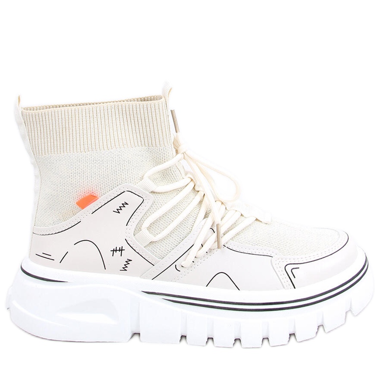 Calcetines deportivos Malin Beige