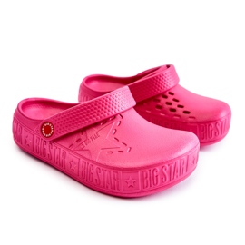 Zapatillas de Casa Ligeras Infantiles Kroks Big Star II375006 Fucsia rosa