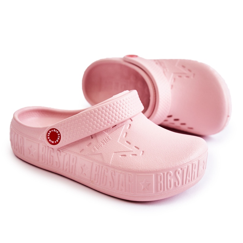Pantuflas Ligeras Infantiles Kroks Big Star II375007 Rosa rosado