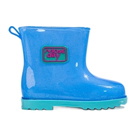 Botas de agua azules para niño