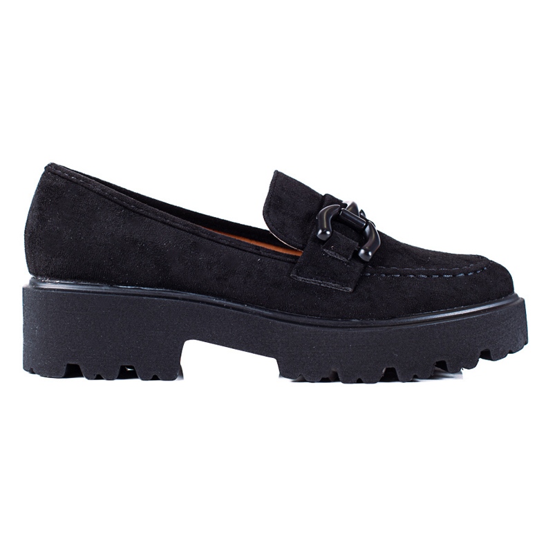 Zapatos negros de ante de Vinceza