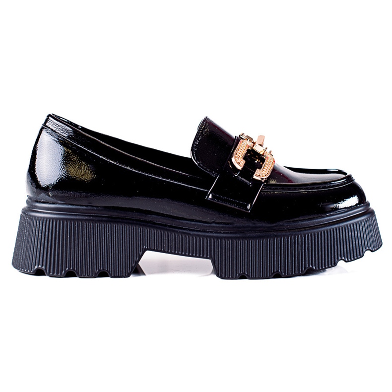 Zapatos Vinceza lacados en negro