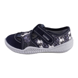 Zapatillas casa niño Viggami Adaś clásico azul marino