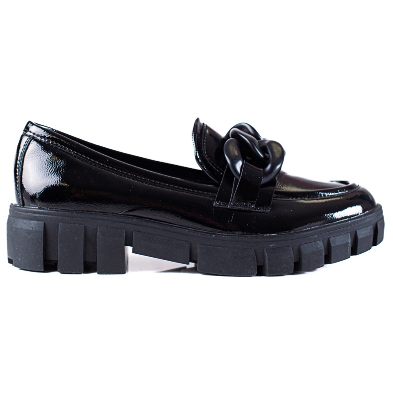 Zapatos Vinceza lacados en negro