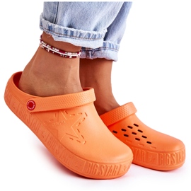 Pantuflas Ligeras Mujer Kroks Big Star II275005 Naranja