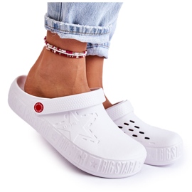 Pantuflas Ligeras Mujer Kroks Big Star II275003 Blanco