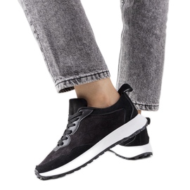 Deportivas negras Buoro de mujer negro