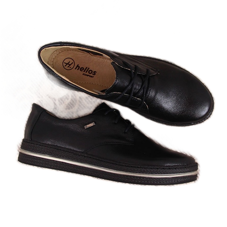Zapatos mujer piel negra Helios 380 negro