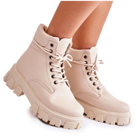 Botas Mujer Warm Light Beige Flavin Boots
