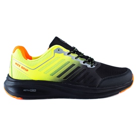 Zapatillas deportivas de hombre DK negras negro amarillo