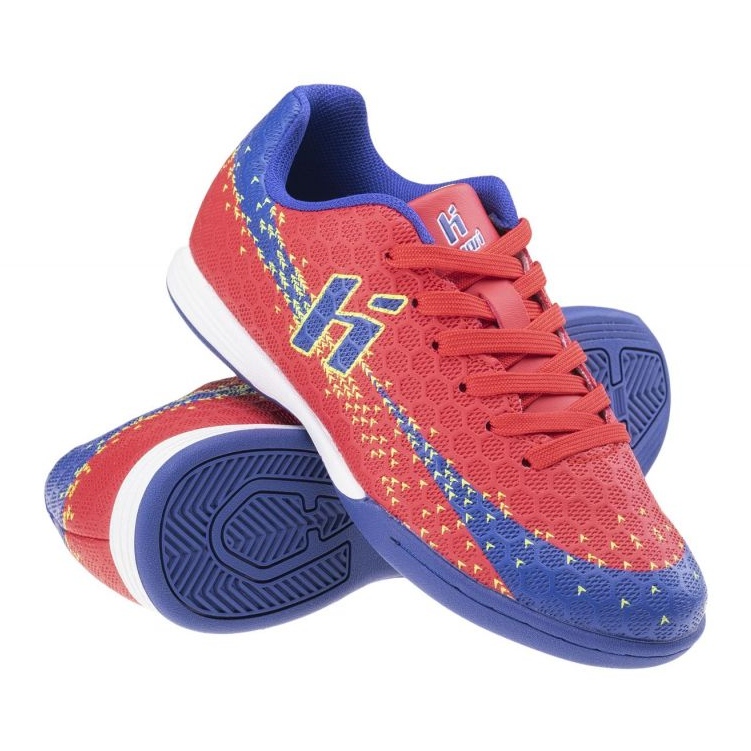 Botas de fútbol Huari Recoleti Ic 92800402395 rojo multicolor