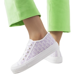 Zapatillas Chelms blancas y moradas blanco Zapatillas Chelms blancas y moradas blanco