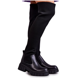 PS1 Botas Altas Mujer Workers Negro Austin