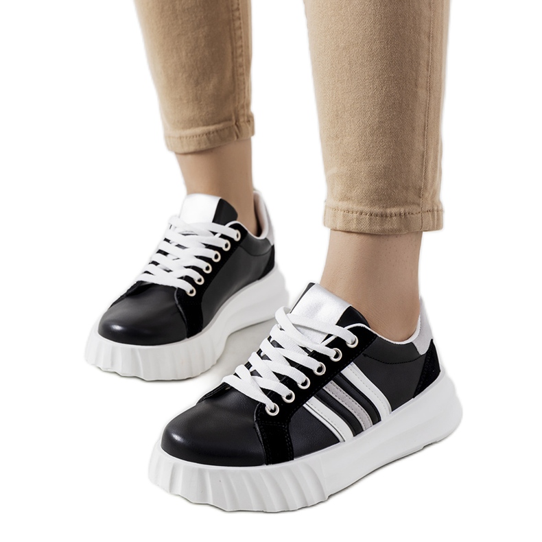 Zapatillas negras en la plataforma Prinsep negro Zapatillas negras en la plataforma Prinsep negro