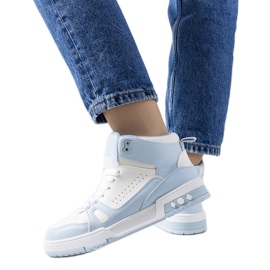 Deportivas tobilleras Grandis azules blanco