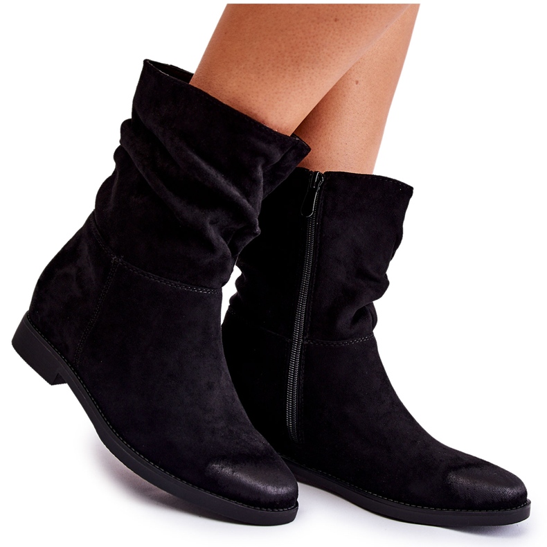 PG1 Botas Altas Mujer Ante Negro Venis