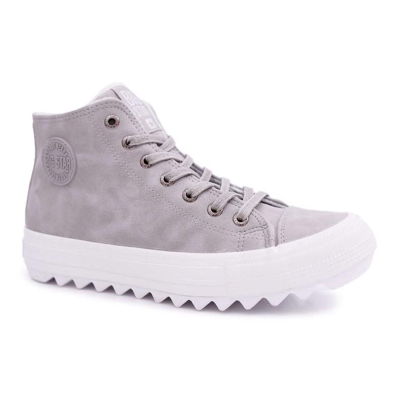 Zapatillas Mujer Big Star High Warm Grey EE274114 gris