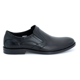Olivier Zapatos de hombre elegantes en piel 283LU negro