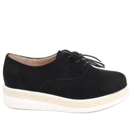 Mocasines mujer, alpargatas Apia Negro