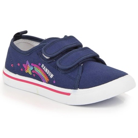 Deportivas atletico azul marino con velcros para niña Deportivas atletico azul marino con velcros para niña