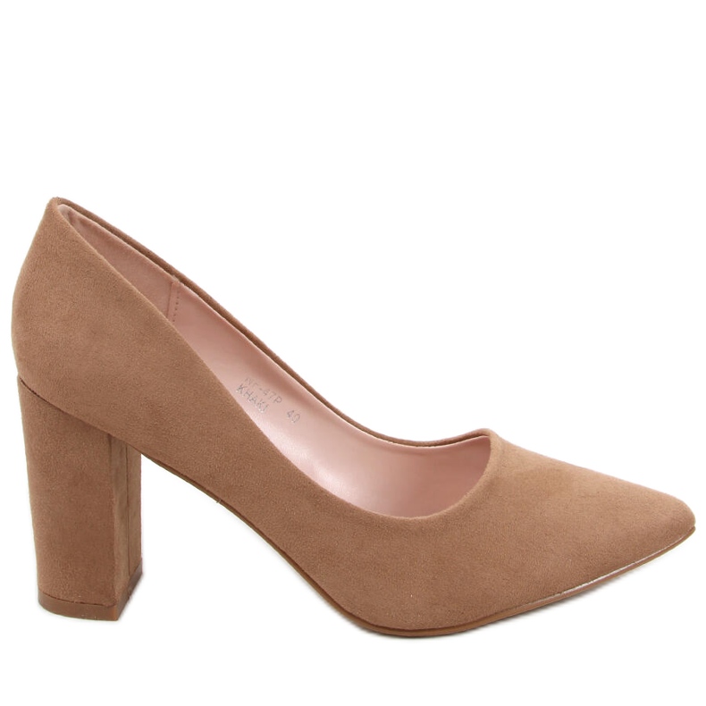 Bombas en el puesto de Aria Khaki beige