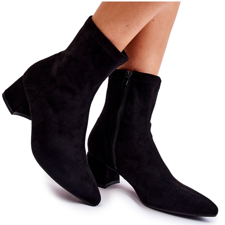 WD1 Botas Altas Mujer Ante Negro Gloriss
