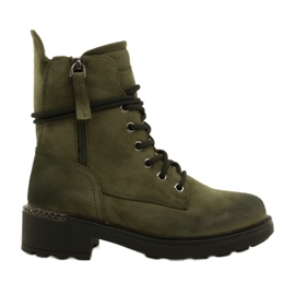 Evento Botas Altas Con Cremallera Verde 21BT35-4226 Evento Botas Altas Con Cremallera Verde 21BT35-4226