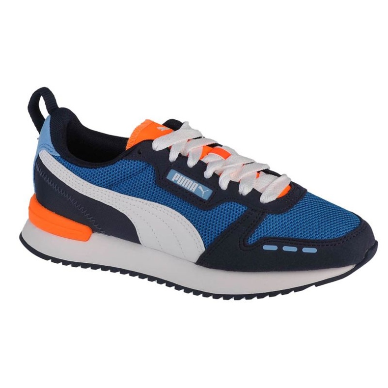 Puma R78 PS Jr 373616-25 blanco azul marino azul naranja Puma R78 PS Jr 373616-25 blanco azul marino azul naranja