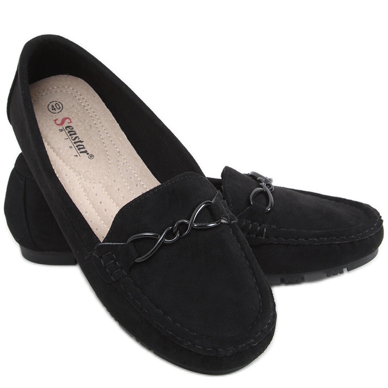 PA1 Mocasines mujer Saga Negro
