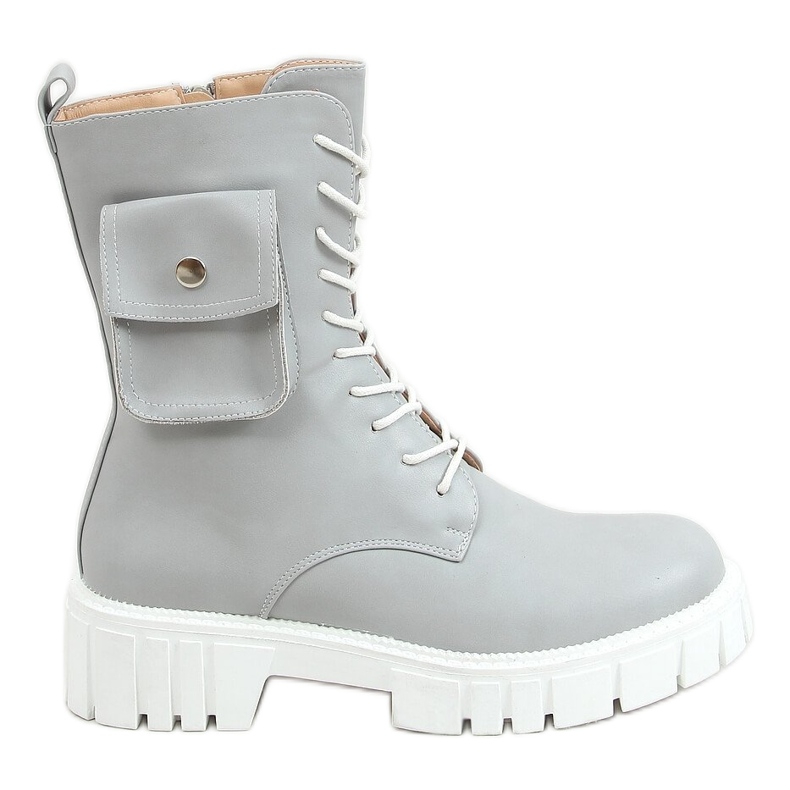 Trabajadores con cartera de Maruna L. GREY gris Trabajadores con cartera de Maruna L. GREY gris