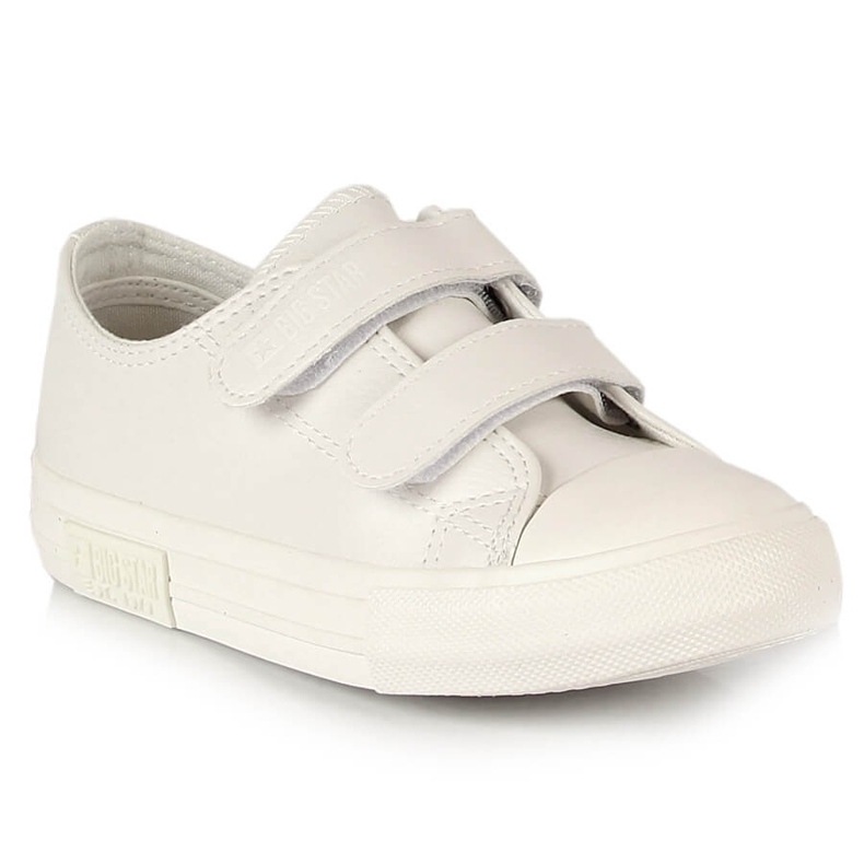 Deportivas infantiles con velcro ecopiel blanca Big Star KK374055 blanco