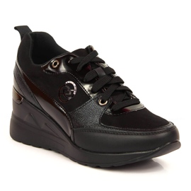Zapatos con cordones de mujer eVento negro