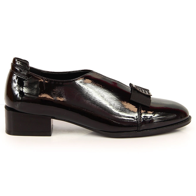 Zapatos lacados negros Potocki
