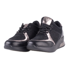 Deportivas negras elegantes Vinceza negro