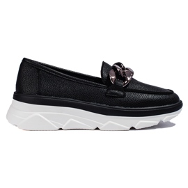 Mocasines Negro Zapatos Vinceza
